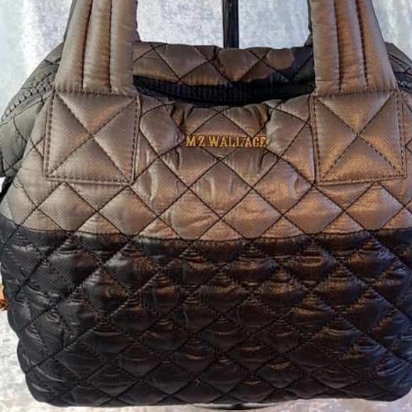 MZ Wallace Black Quilted Crossbody Bag - Picture 2 of 16